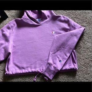 Champion cropped hoodie